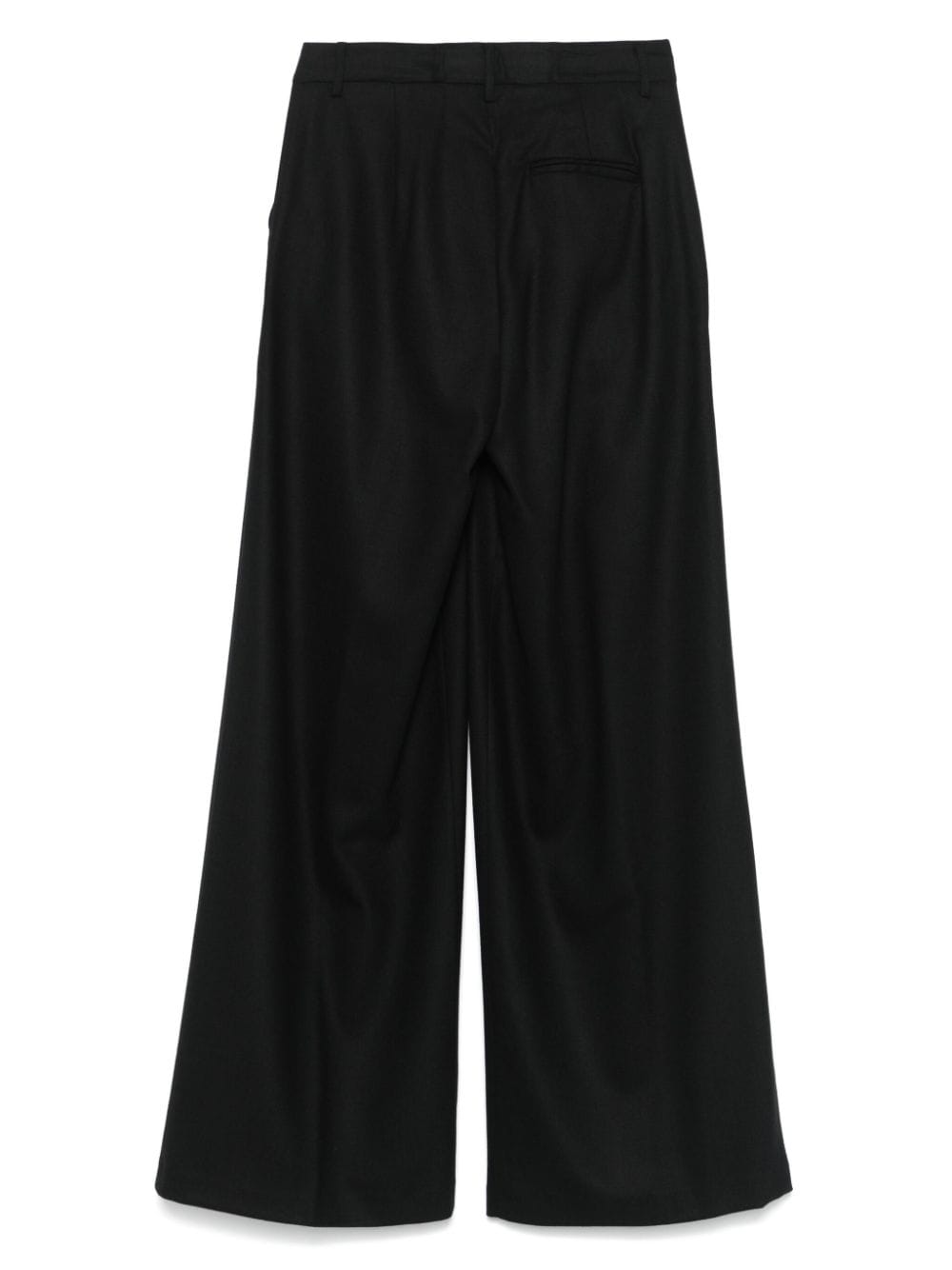 Semicouture Trousers Black Virgin Wool Elastane