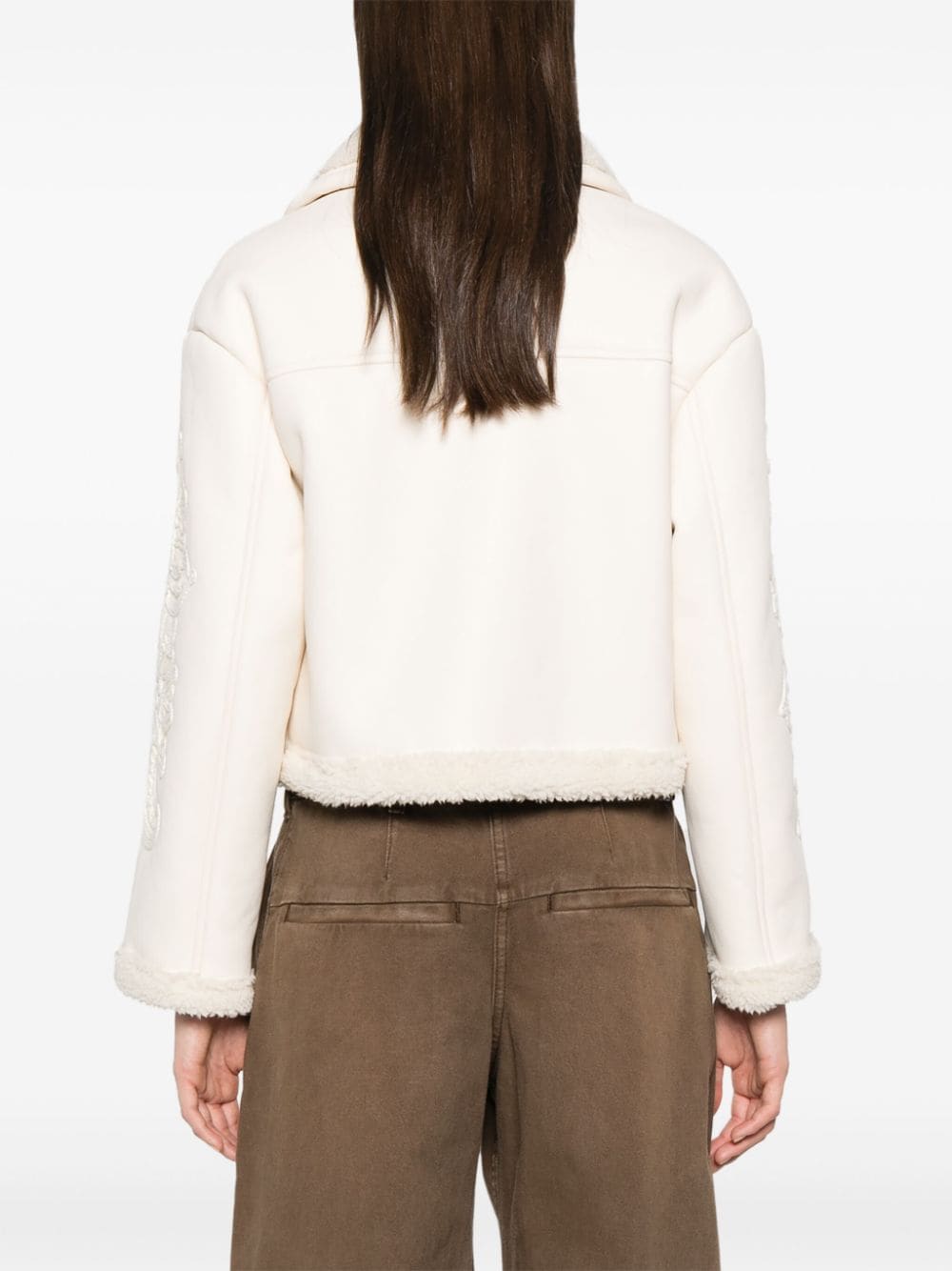 Ermanno Firenze Jackets White Polyester Polyurethane