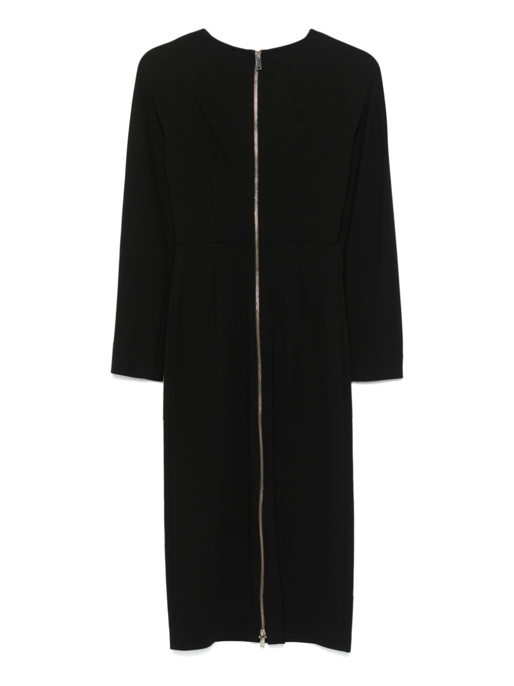 Semicouture Dresses Black Viscose Polyamide Elastane