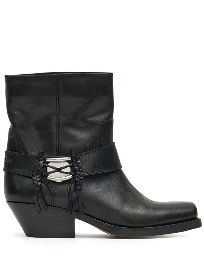 Isabel Marant Boots Black Calf Leather