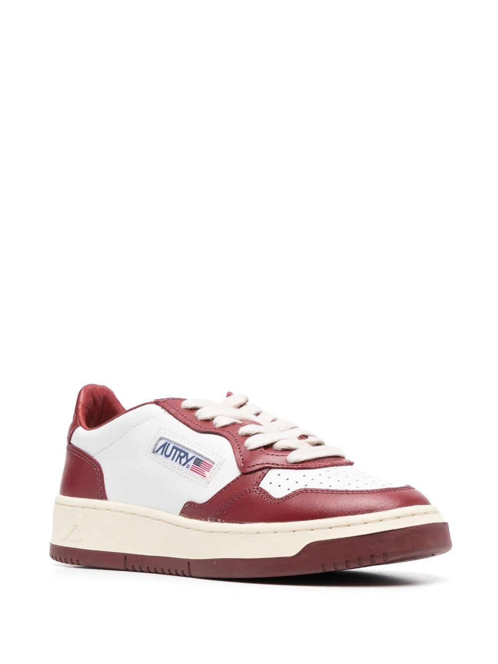 Autry Sneakers Red Calf Leather
