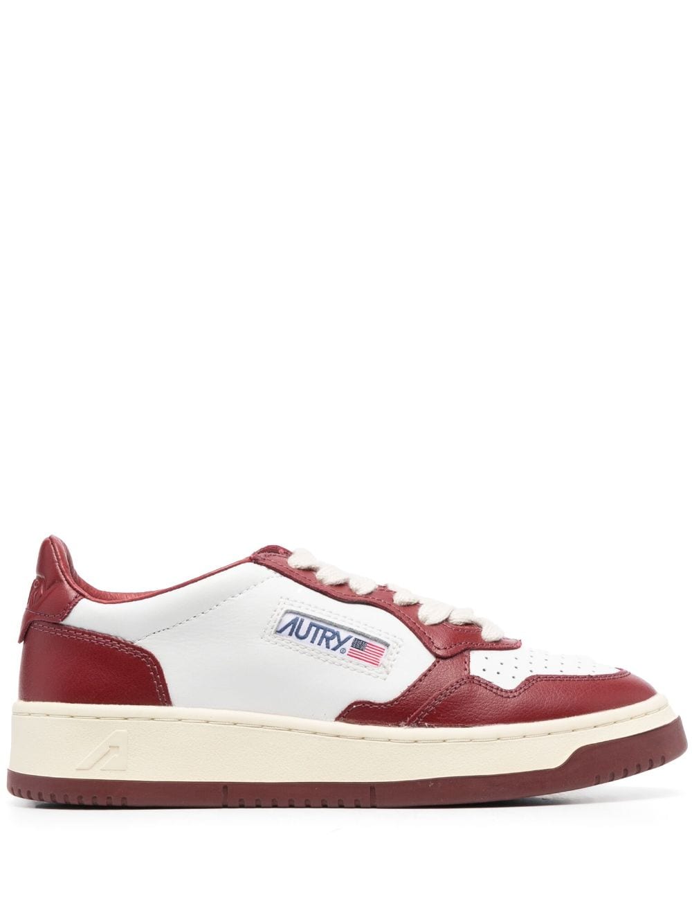 Autry Sneakers Red Calf Leather