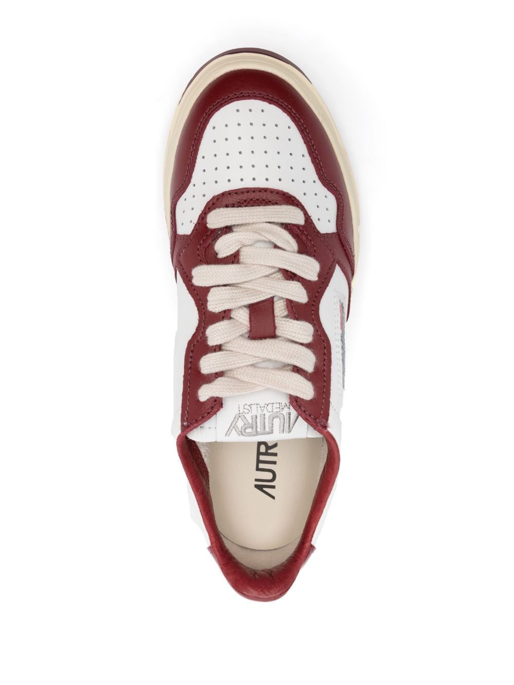 Autry Sneakers Red Calf Leather