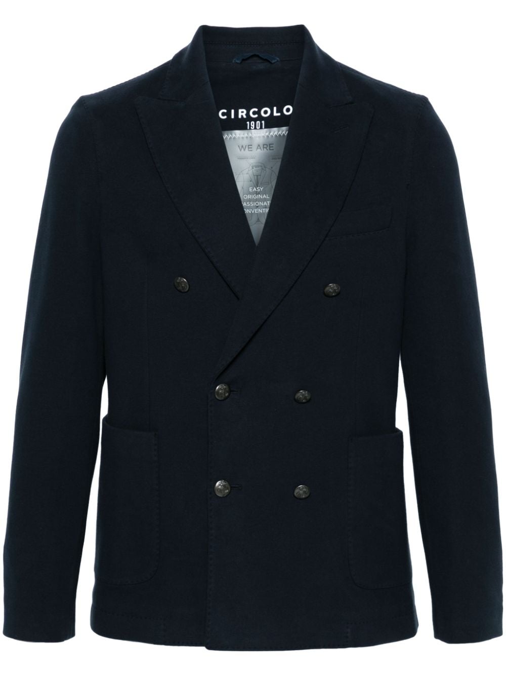 Circolo 1901 Jackets Blue Lining: Acetate