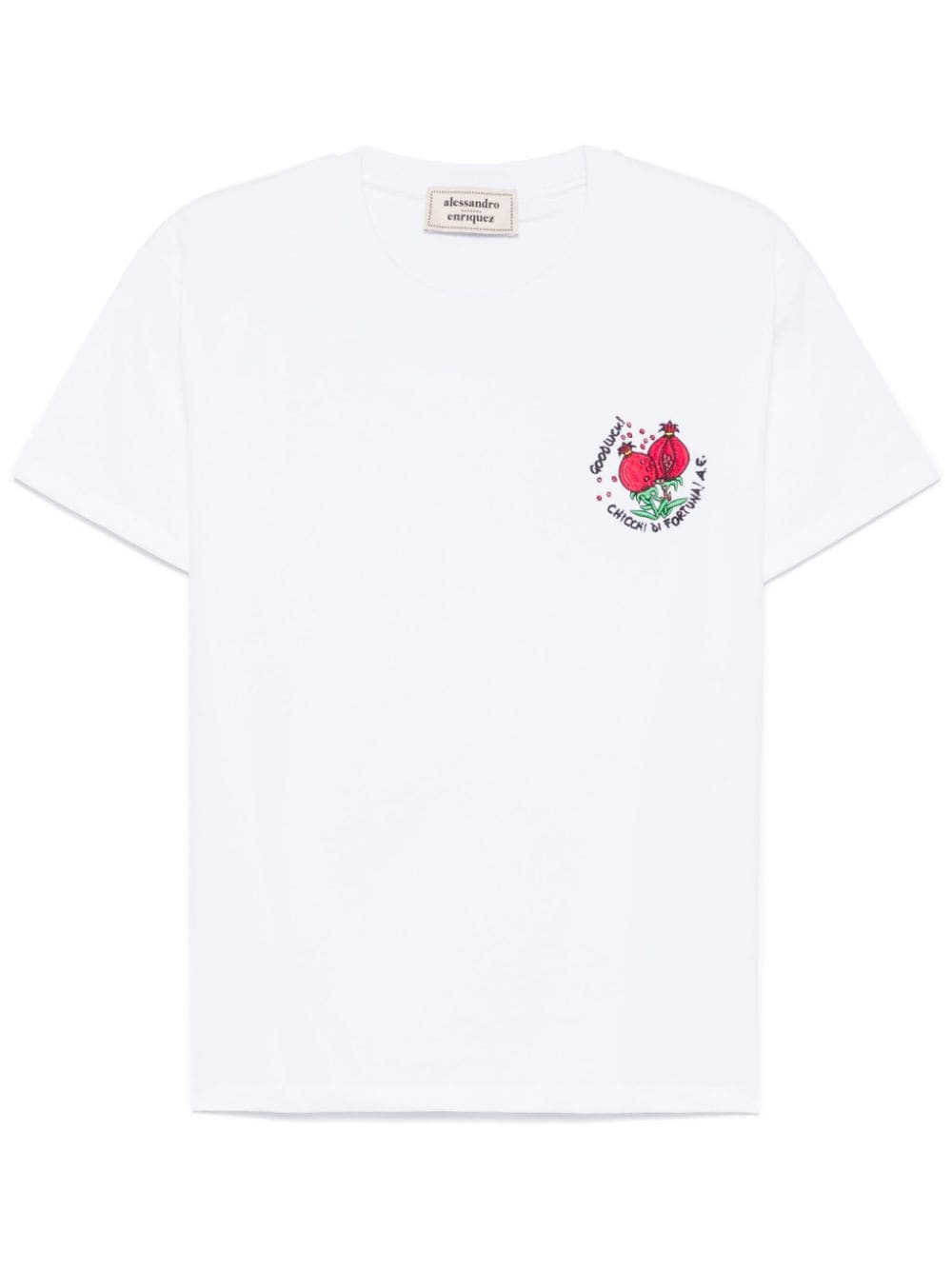 ALESSANDRO ENRIQUEZ T-shirts and Polos White Cotton