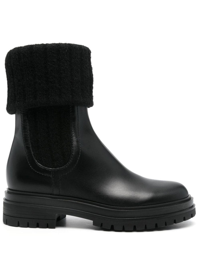 Gianvito Rossi Boots Black Outer: Calf Leather