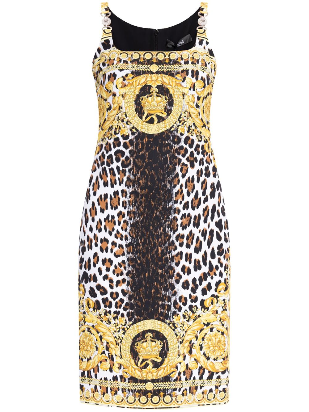 Versace Dresses Golden Viscose