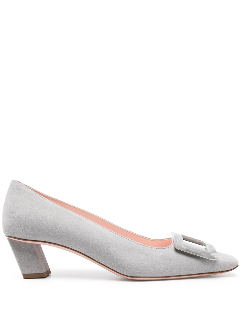 Roger Vivier With Heel Grey Sole: Calf Leather