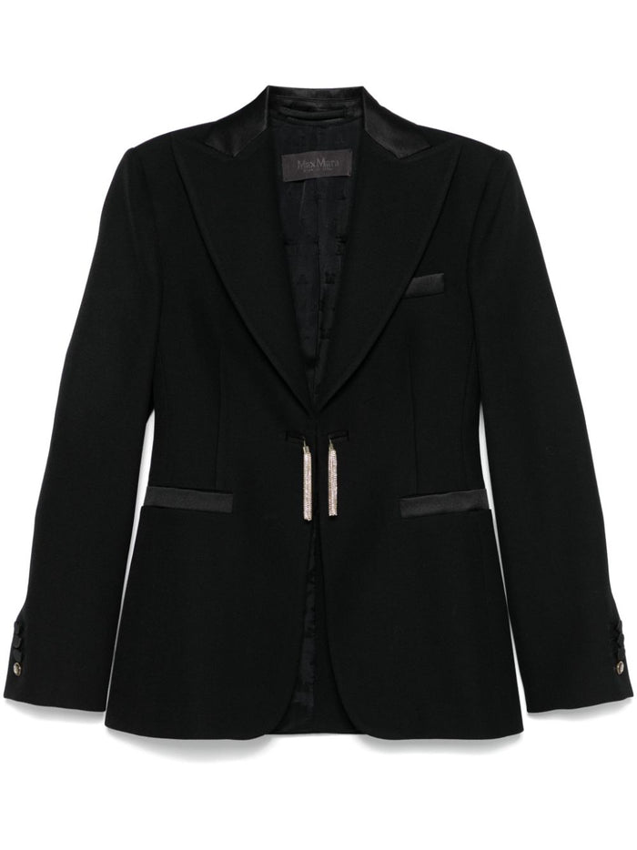 MAX MARA PIANOFORTE Jackets Black Lining: Acetate