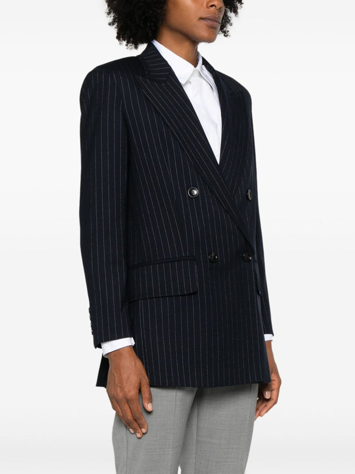 Max Mara Jackets Blue Outer: Virgin Wool