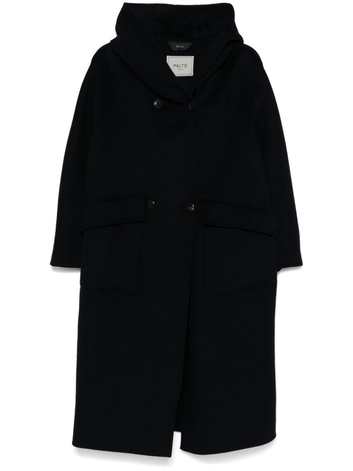 Paltò Coats Blue Outer: Wool