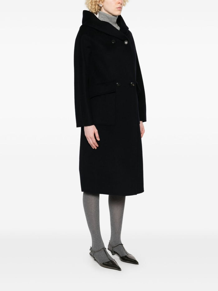 Paltò Coats Blue Outer: Wool