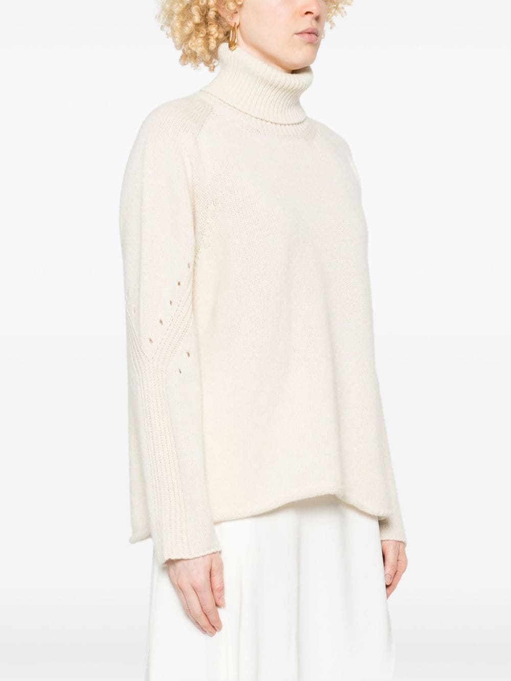 Semicouture Sweaters White Cashmere Polyamide