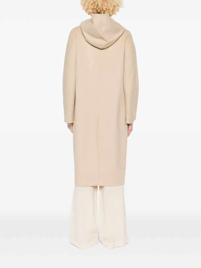 Paltò Coats Beige Outer: Wool