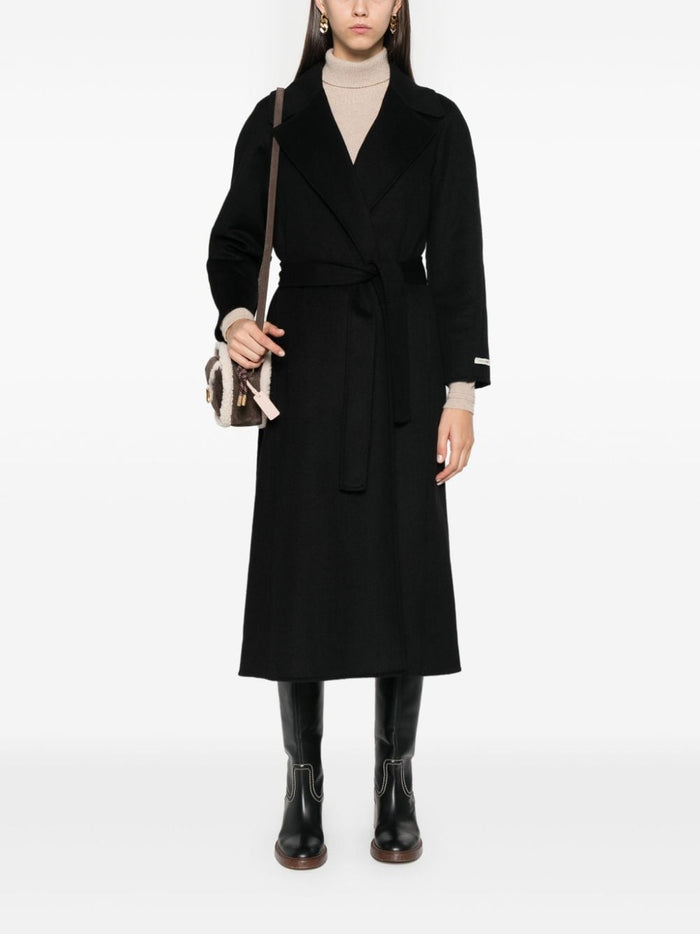 Paltò Coats Black Outer: Wool