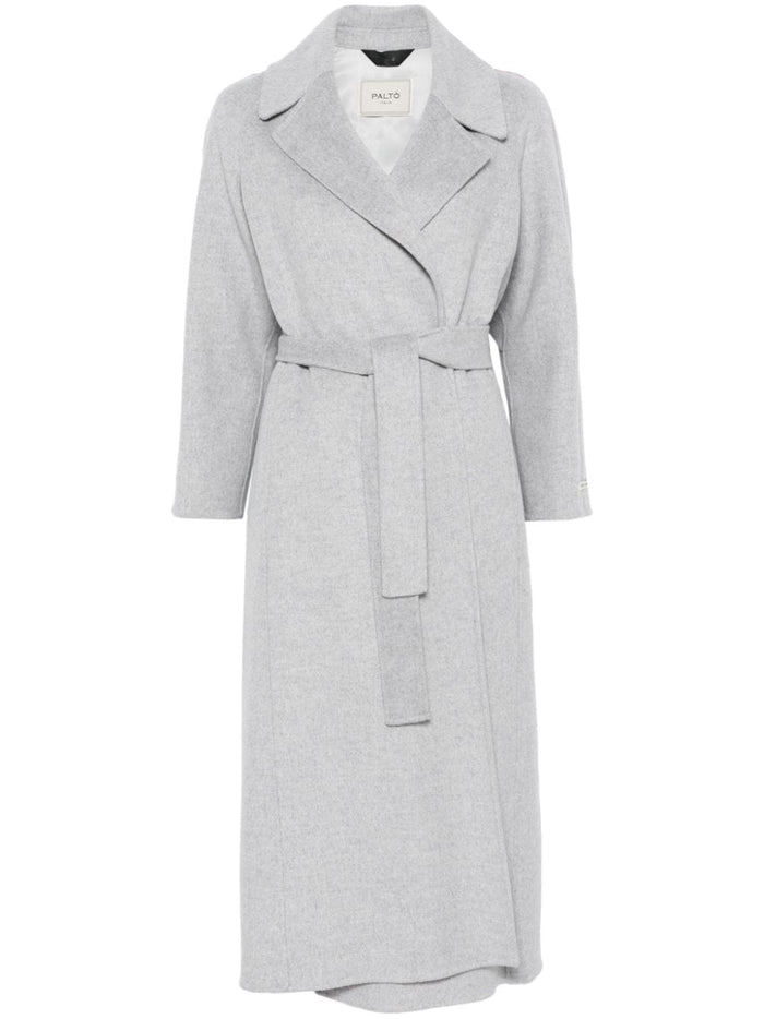 Paltò Coats Light Grey Outer: Wool