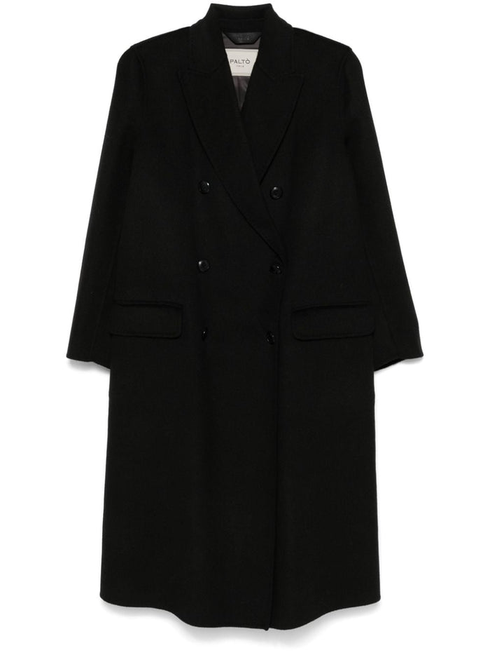 Paltò Coats Black Outer: Wool