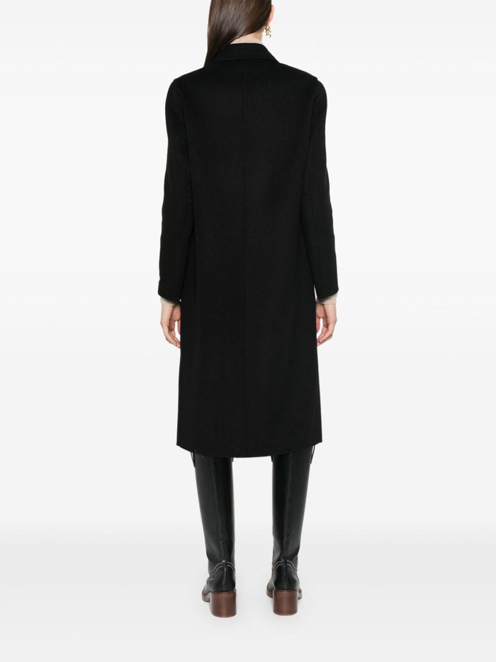 Paltò Coats Black Outer: Wool