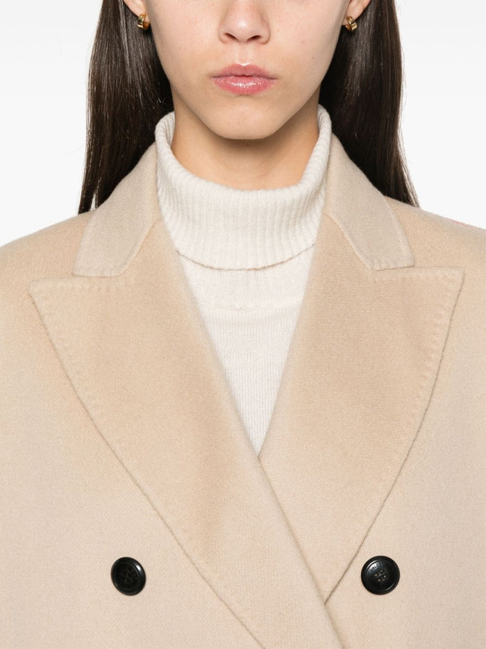 Paltò Coats Beige Outer: Wool