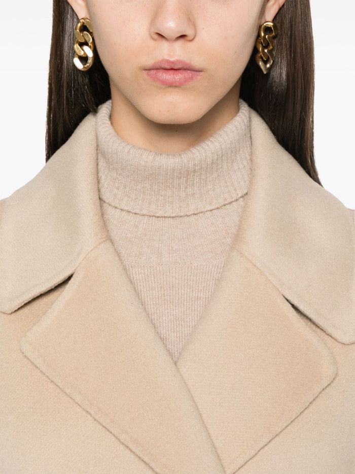 Paltò Coats Beige Outer: Wool