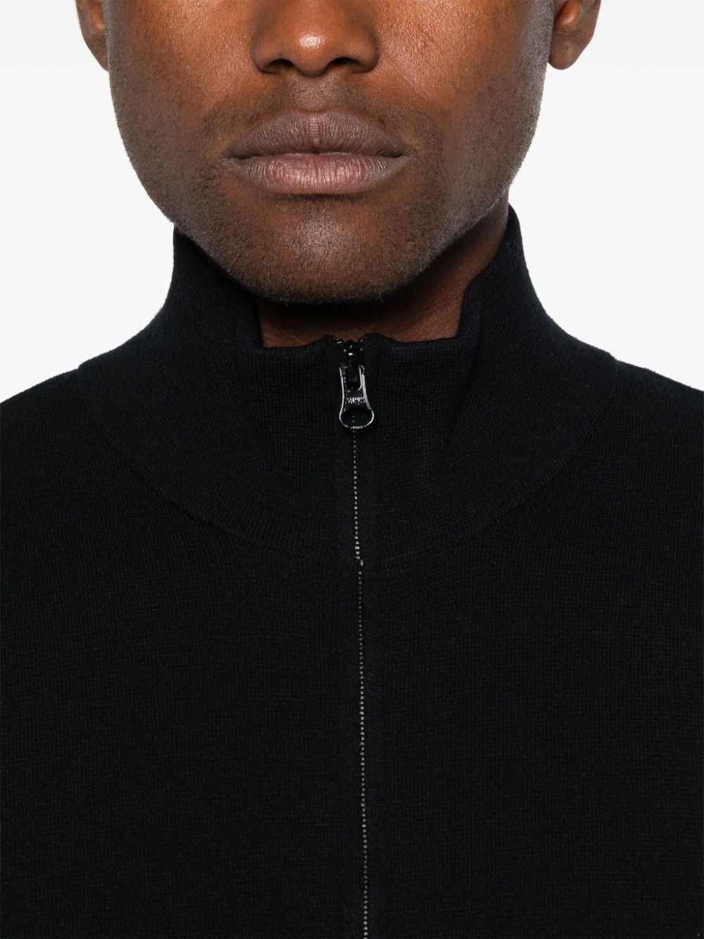 C.p. Company Metropolis Sweaters Black Virgin Wool Polyester