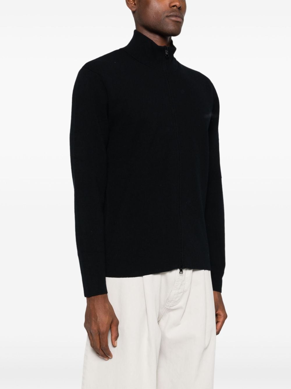 C.p. Company Metropolis Sweaters Black Virgin Wool Polyester