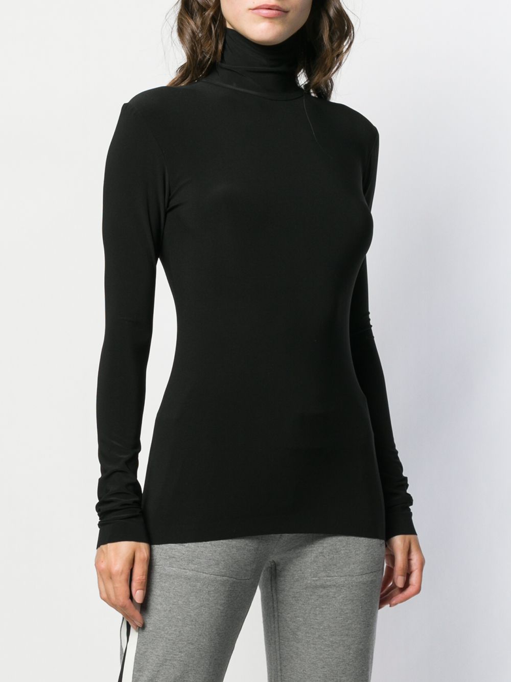 Norma Kamali Sweaters Black Polyester Elastane