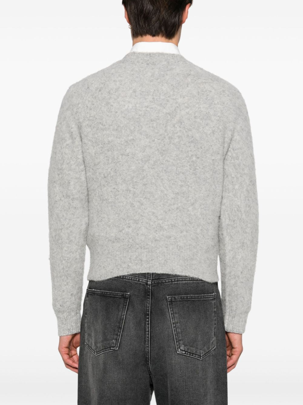 Dunst Sweaters Grey Wool Polyurethane