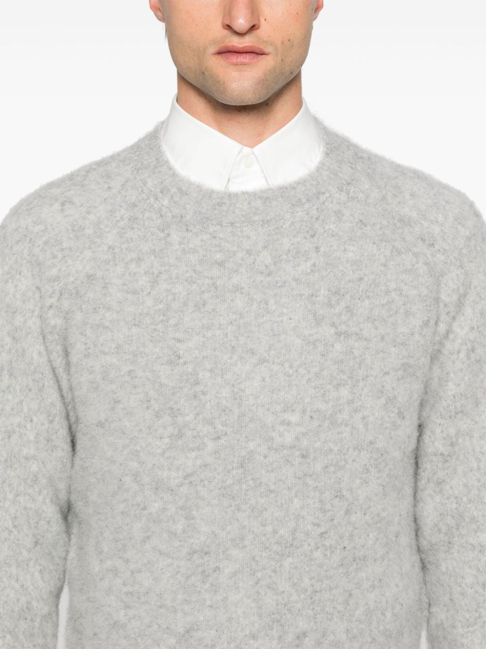 Dunst Sweaters Grey Wool Polyurethane