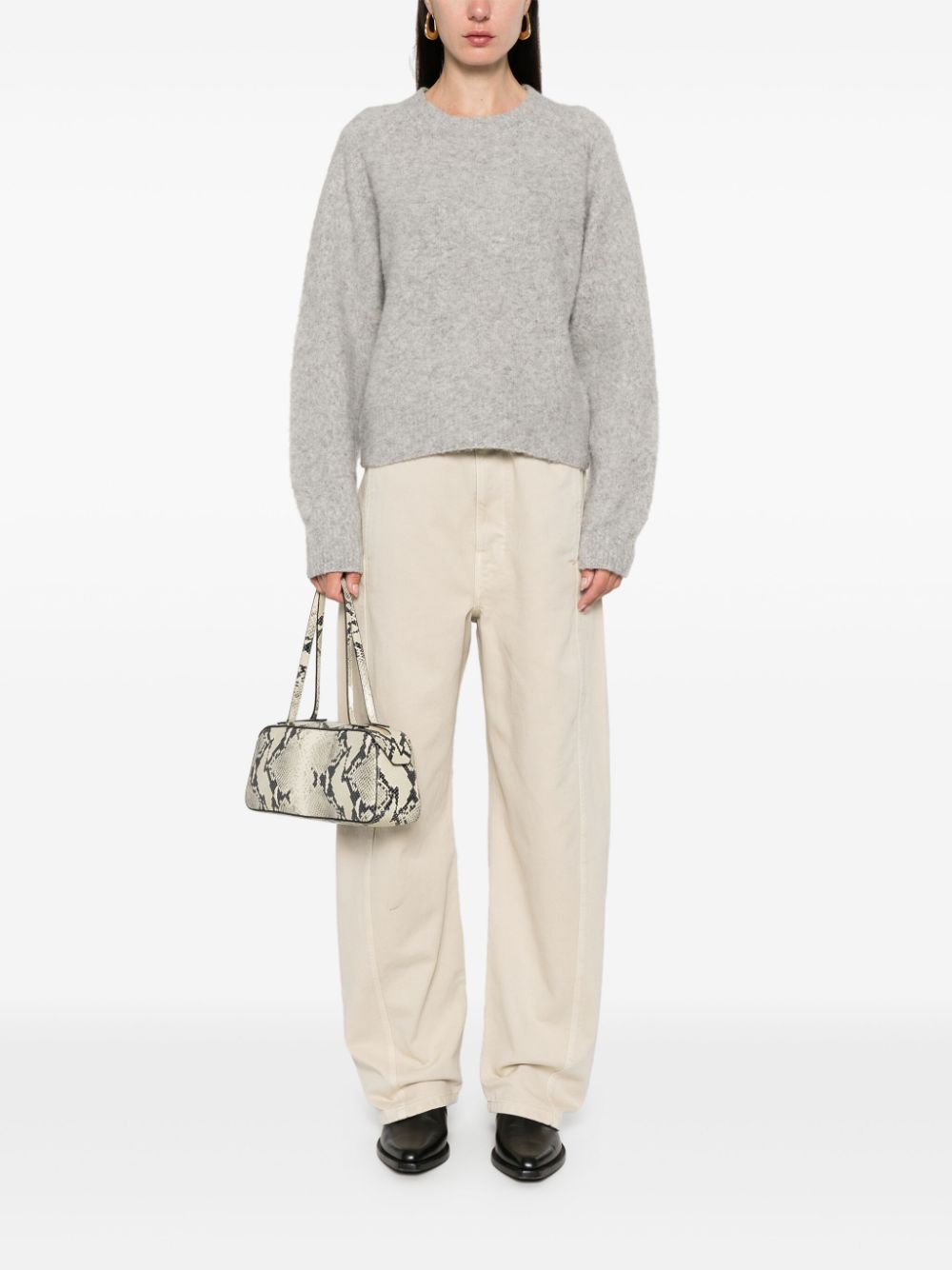 Dunst Sweaters Grey Wool Polyurethane