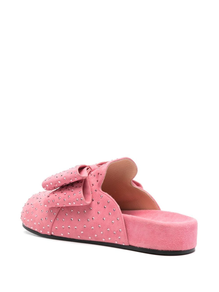 MACH & Sandals Pink Leather