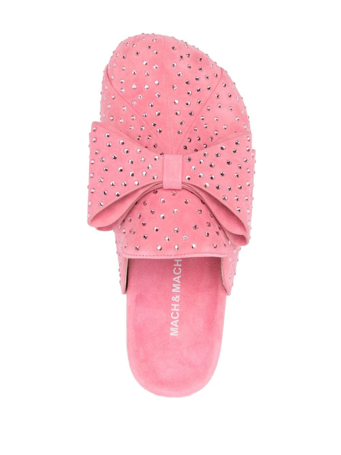 MACH & Sandals Pink Leather