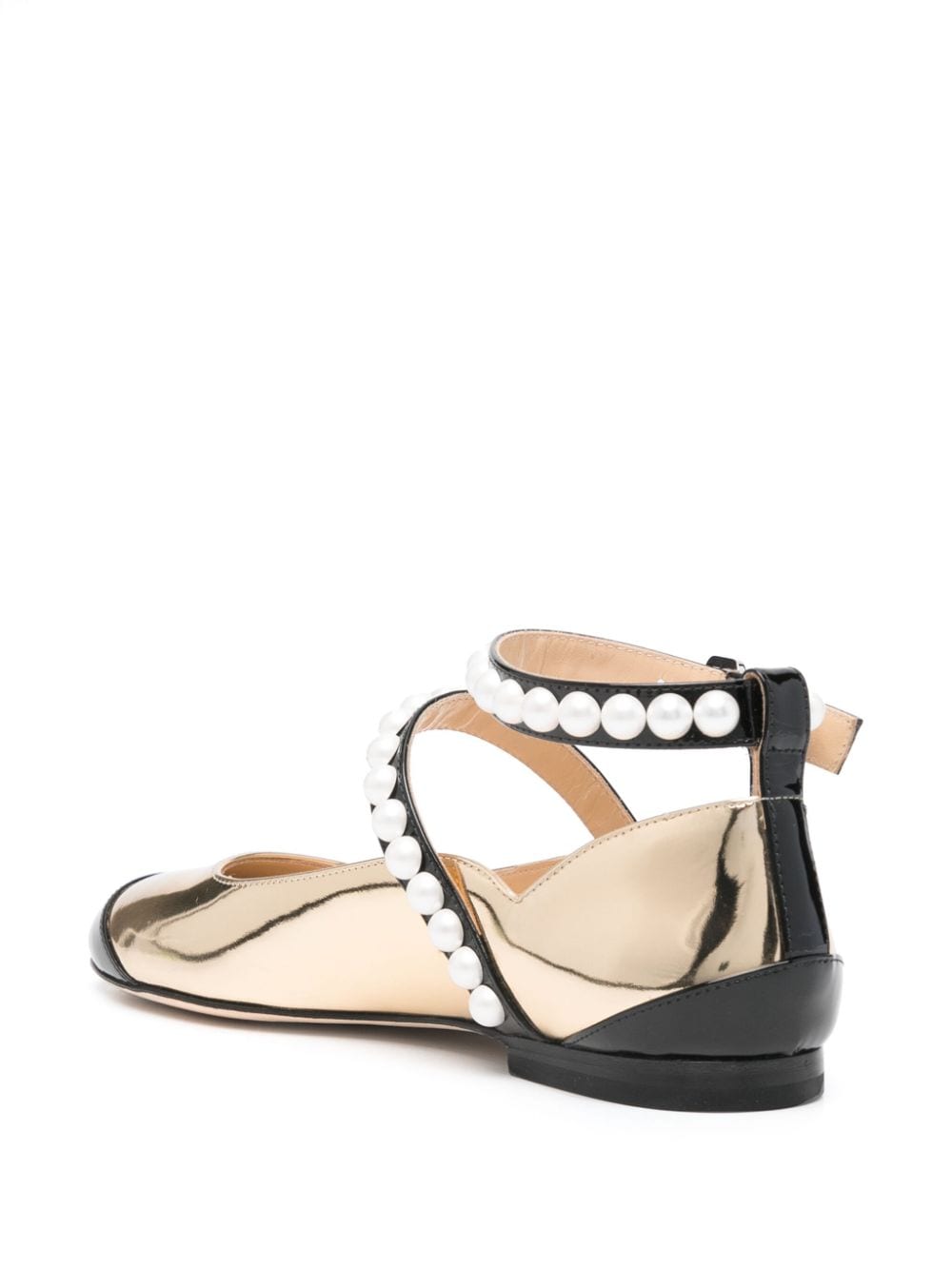 MACH & Flat shoes Golden Calf Leather