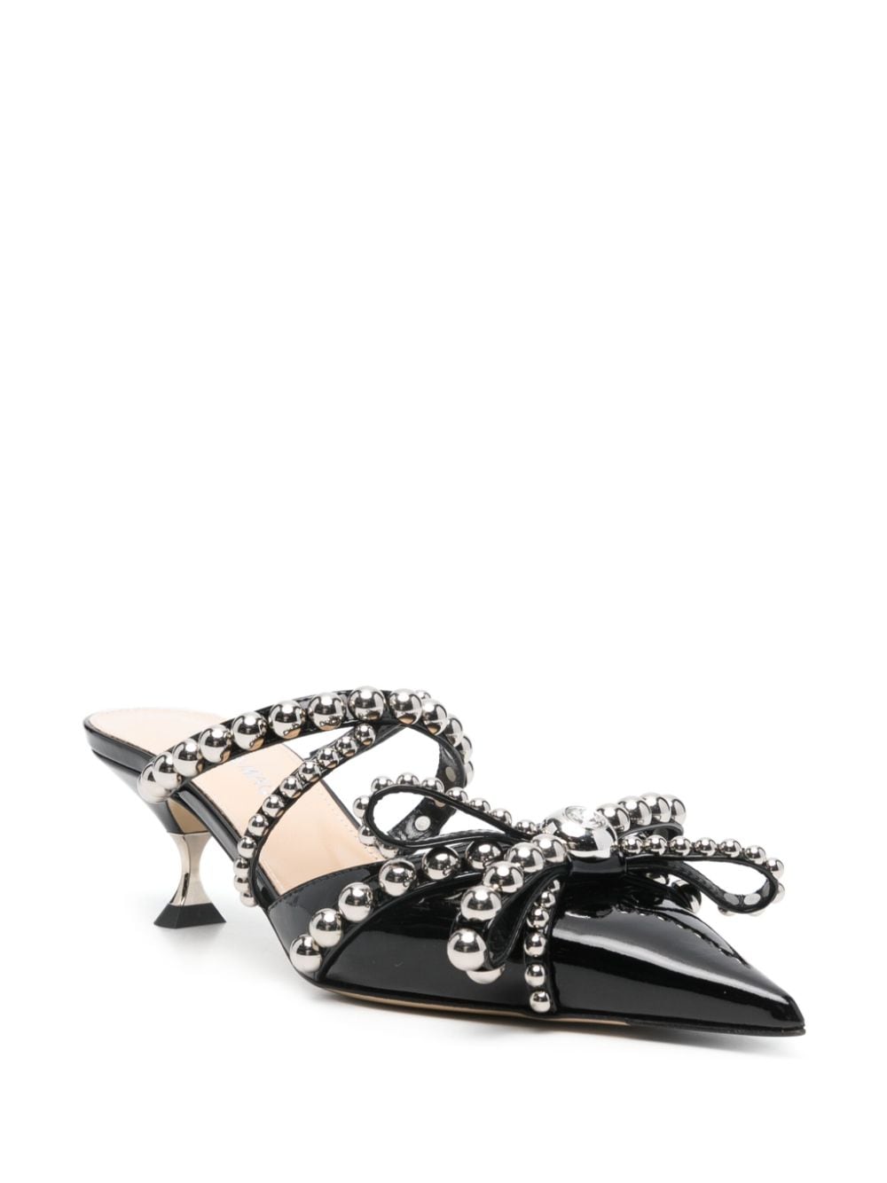 Mach & With Heel Black Leather