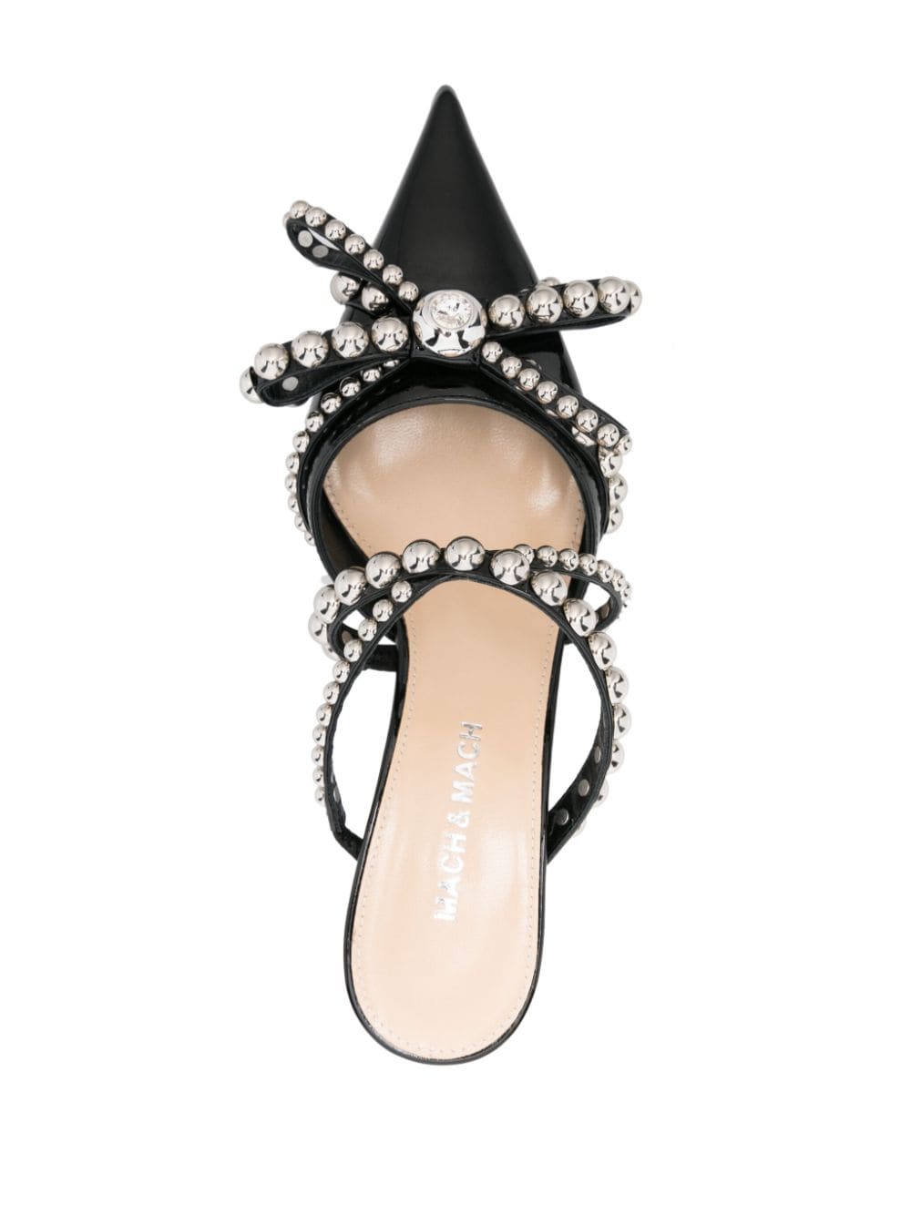 Mach & With Heel Black Leather