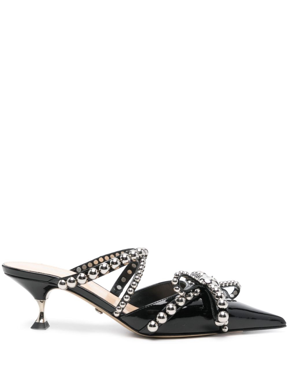 Mach & With Heel Black Leather
