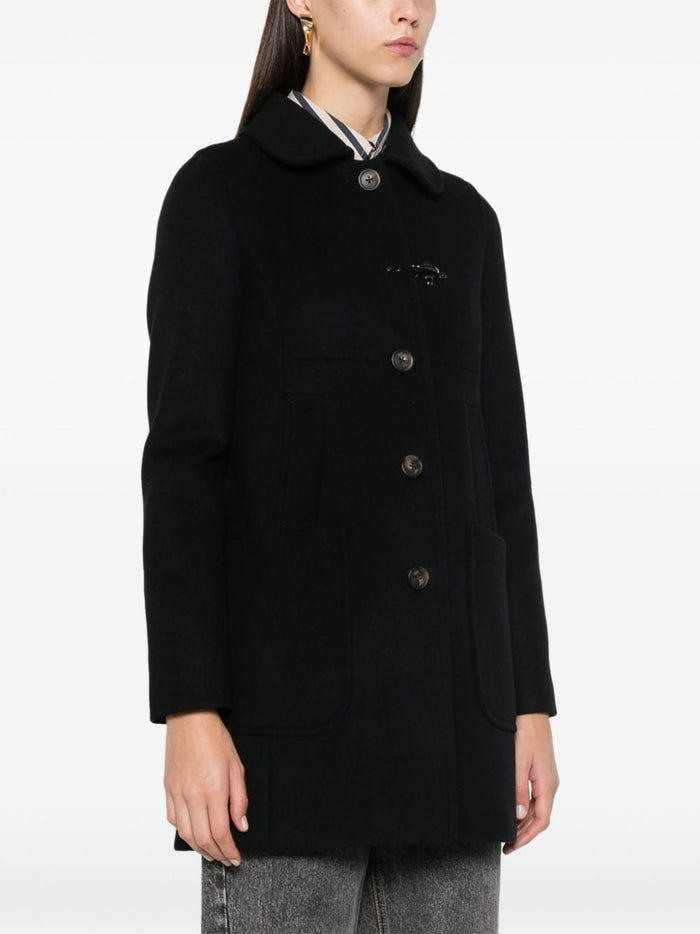 Fay Coats Black Outer: Virgin Wool