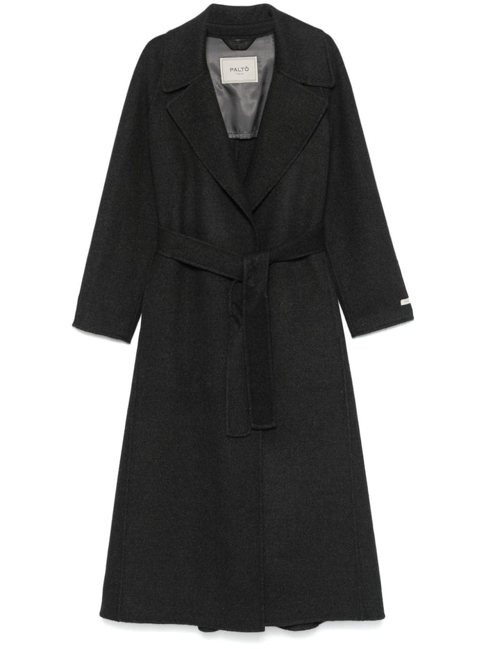 Paltò Coats Grey Outer: Wool