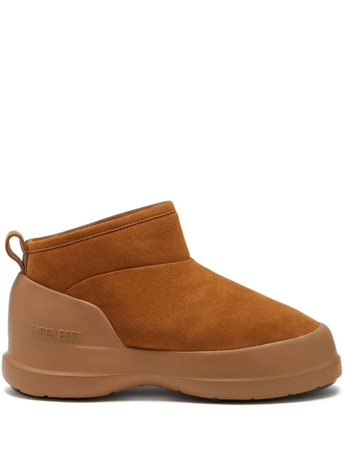 MOON BOOT CAPSULE Leather Brown Polyester