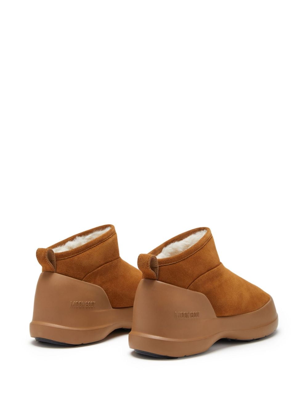 MOON BOOT CAPSULE Leather Brown Polyester