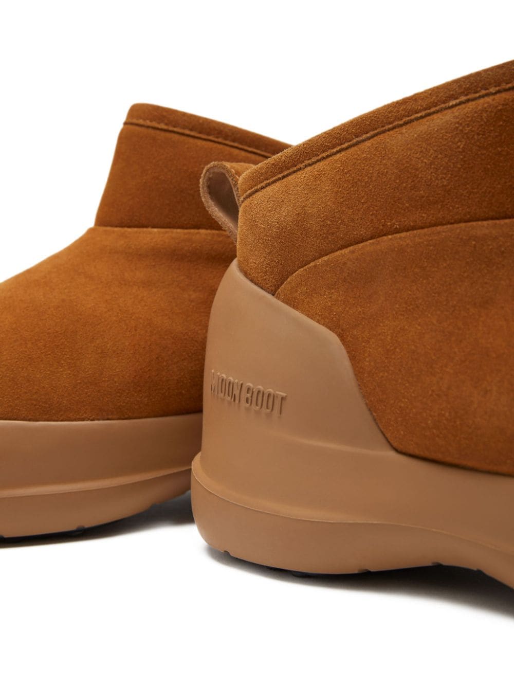 MOON BOOT CAPSULE Leather Brown Polyester