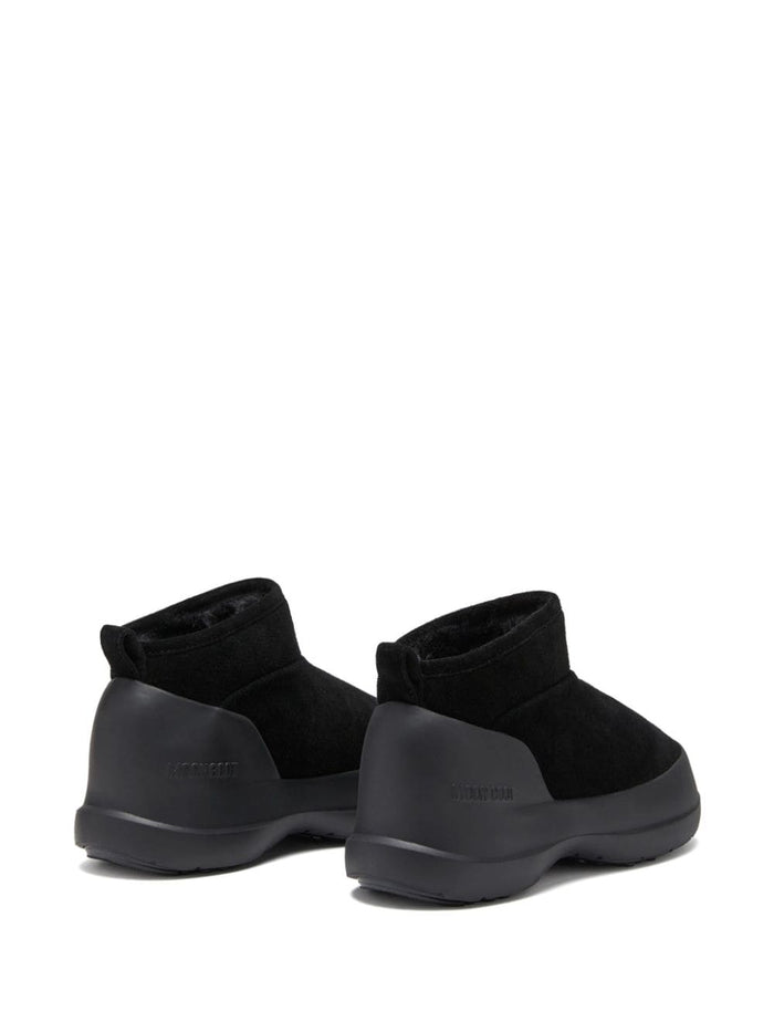 MOON BOOT CAPSULE Black Polyester Leather