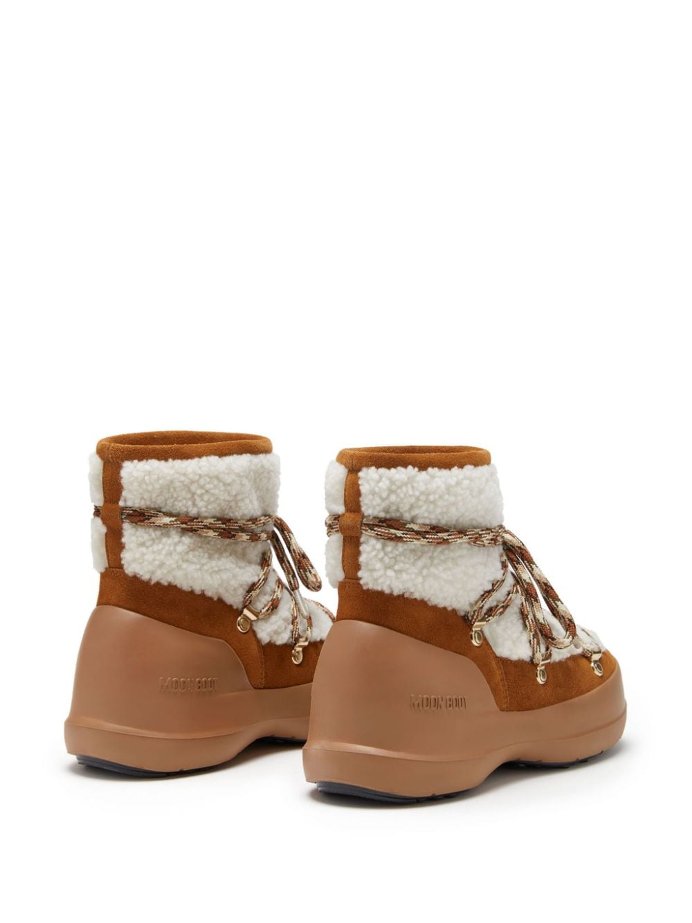 Moon Boot Capsule Beige Shearling Suede