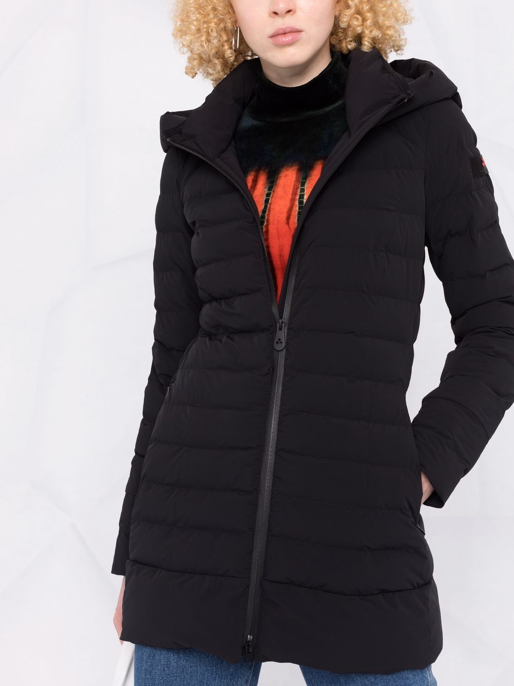Peuterey Coats Black Polyamide Elastane