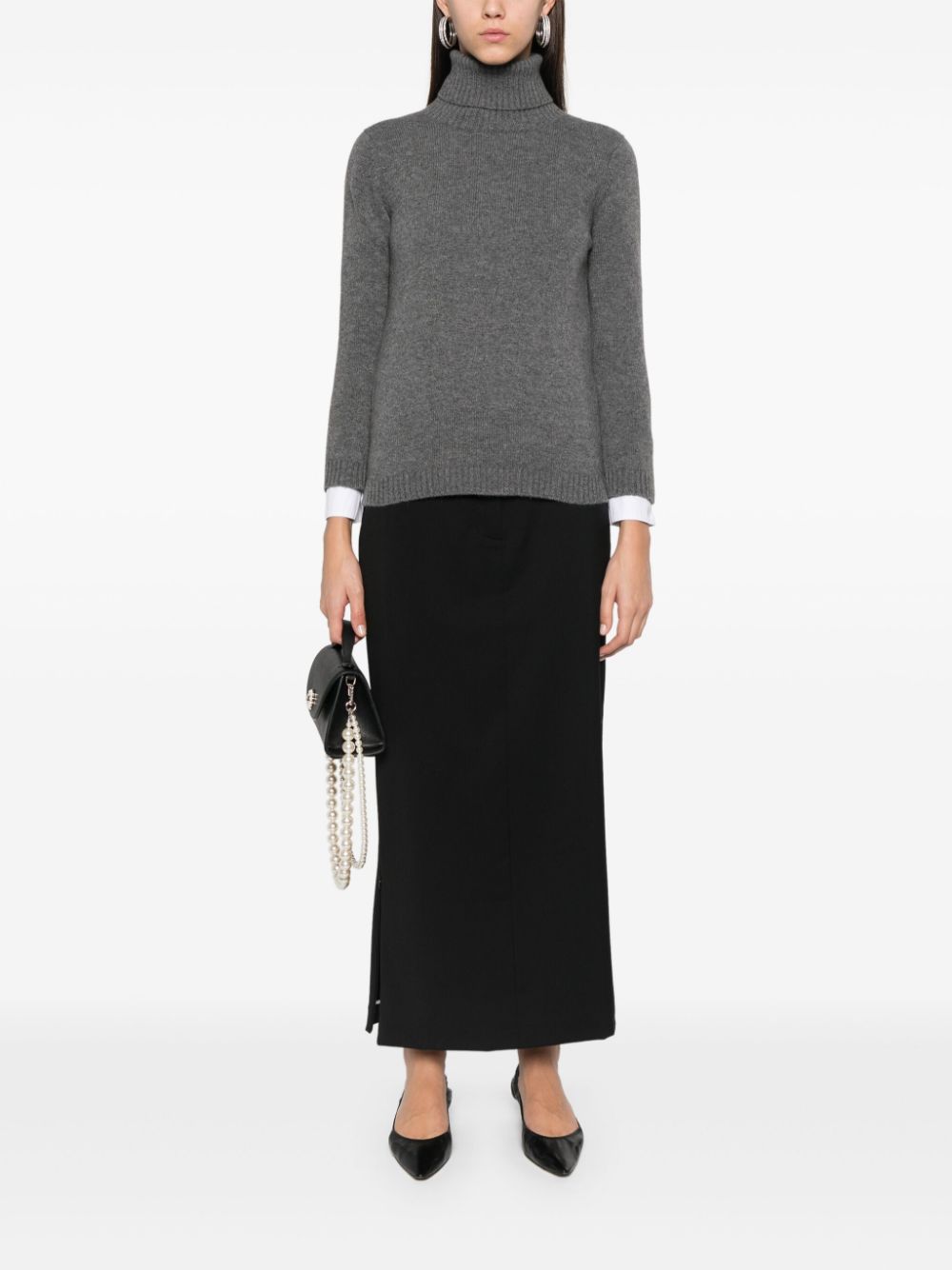 Beyou Sweaters Grey Cashmere