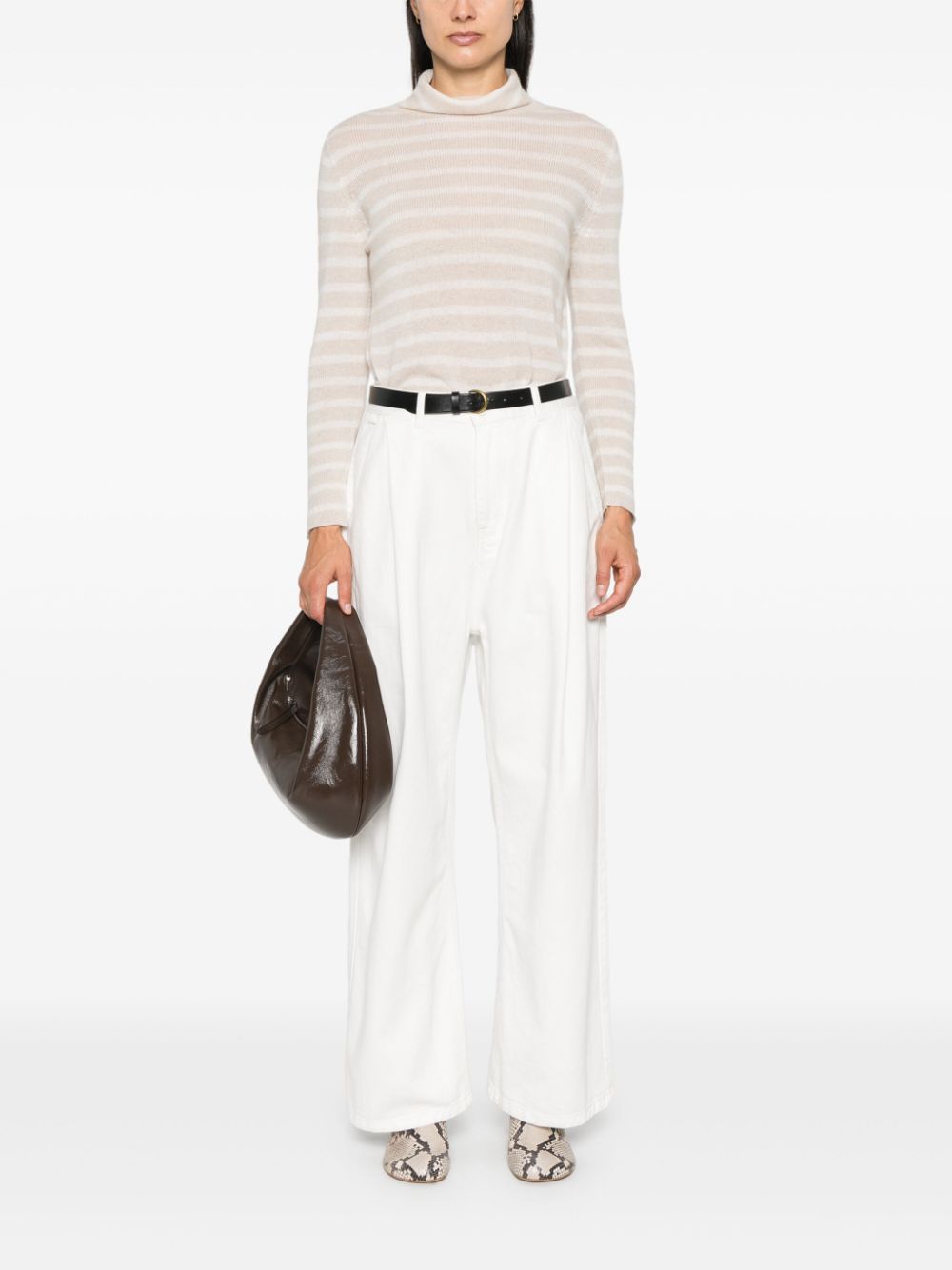 Beyou Sweaters Beige Cashmere