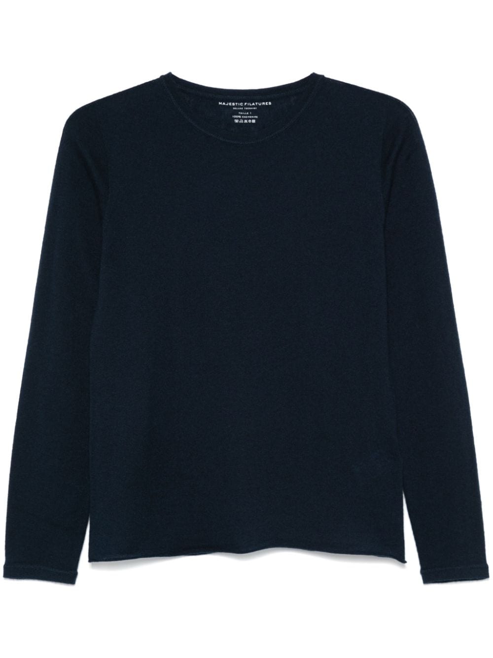 Majestic Sweaters Blue Cashmere