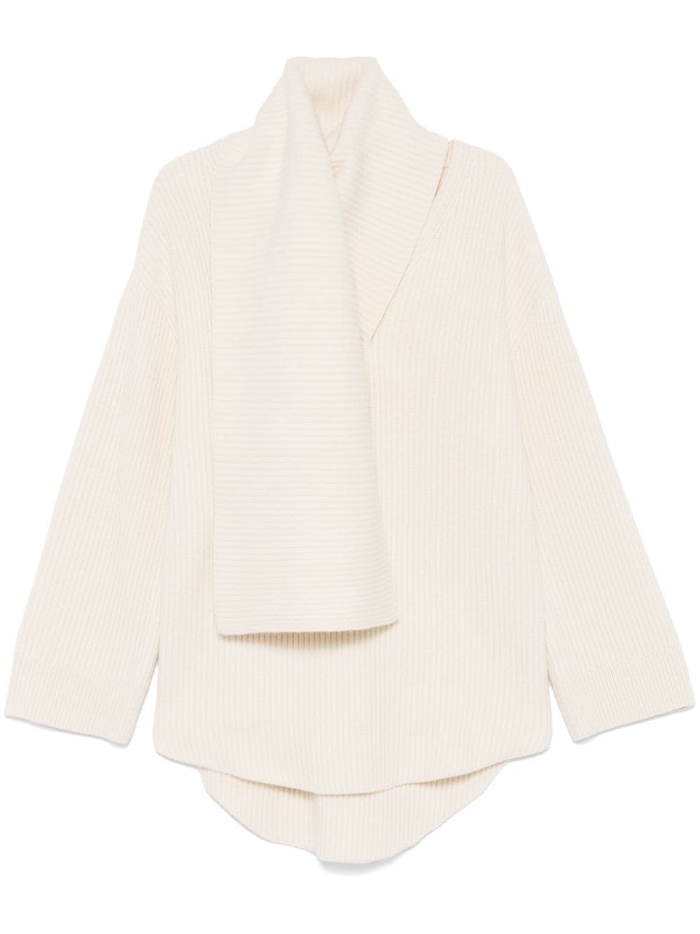 Toteme Main Sweaters White Rws Wool