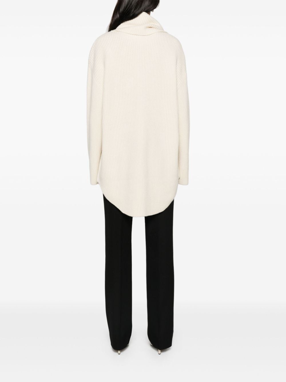 Toteme Main Sweaters White Rws Wool