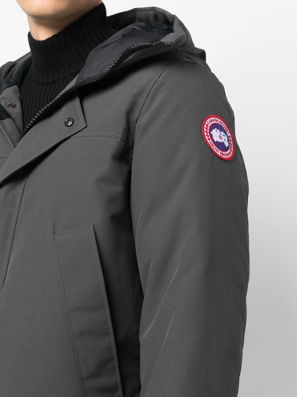 Canada Goose Coats Grey Lining: Duck Feathers